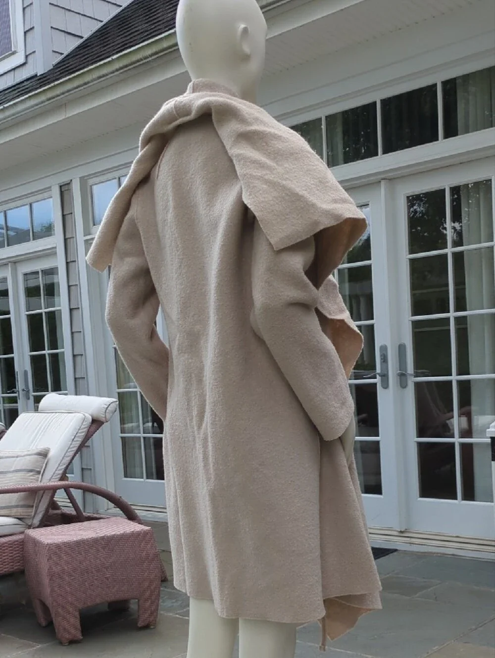 Harris Warf London Draped Open-Front Sweater Coat